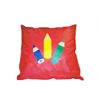 Подушка напольная (поролон) с аппликацией 90х90 см