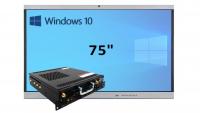 Интерактивная панель 75" (встроенный ПК Win10, Intel i5)