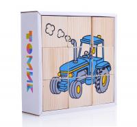 Кубики деревянные "Транспорт"