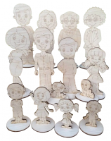 Набор фигурок людей для игровой терапии  Семья